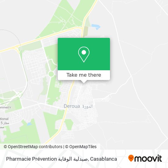 Pharmacie Prévention صيدلية الوقاية map
