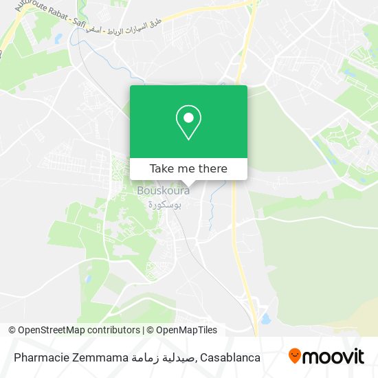 Pharmacie Zemmama صيدلية زمامة map