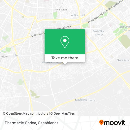 Pharmacie Chriea map