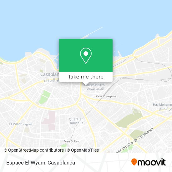 Espace El Wyam map
