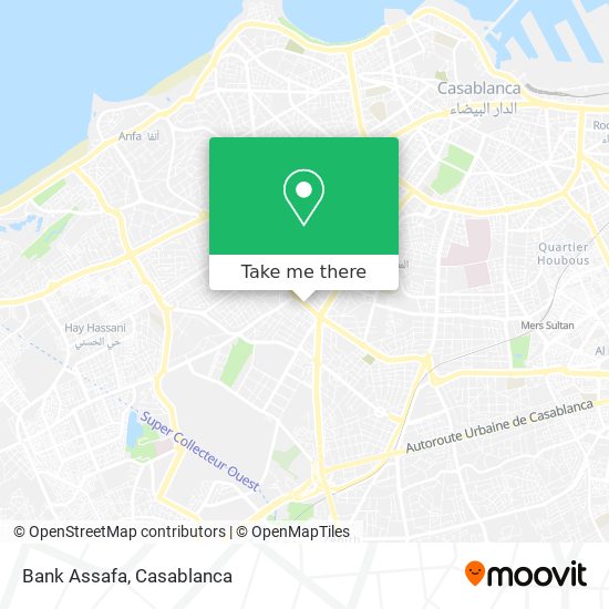 Bank Assafa map