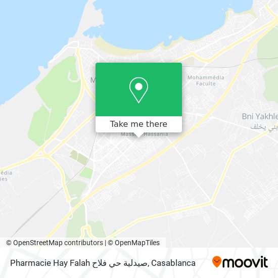 Pharmacie Hay Falah صيدلية حي فلاح map