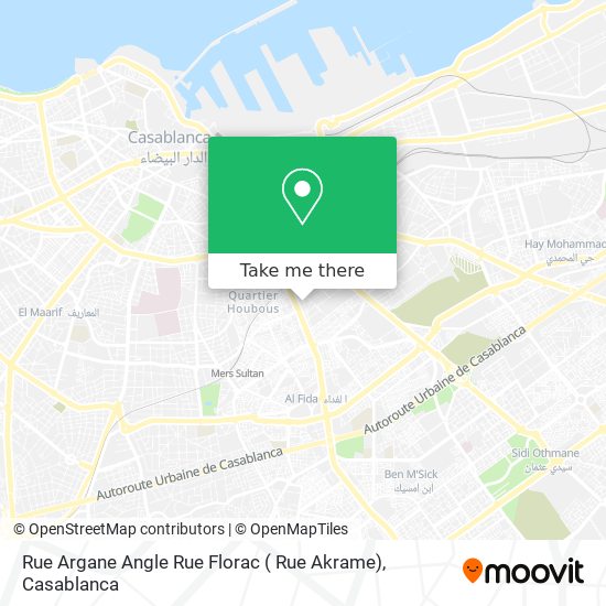 Rue Argane Angle Rue Florac ( Rue Akrame) map