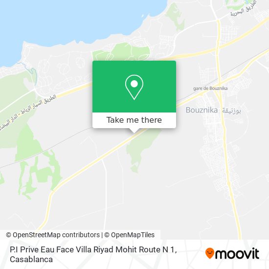 P.I Prive Eau Face Villa Riyad Mohit Route N 1 map