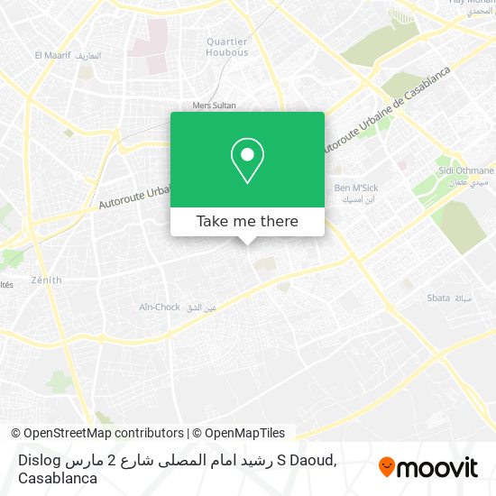 Dislog رشيد امام المصلى شارع 2 مارس S Daoud map