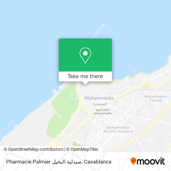Pharmacie Palmier صيدلية النخيل map