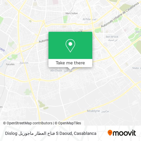 Dislog فتاح العطار ماجوريل S Daoud map