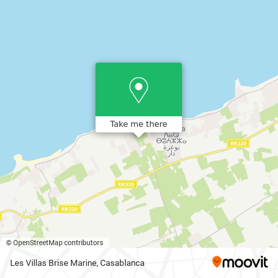 Les Villas Brise Marine map
