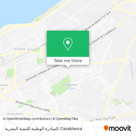 المبادرة الوطنية للتنمية البشرية map