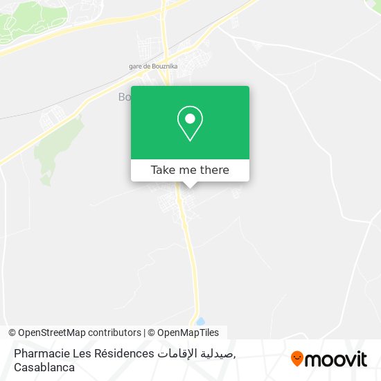 Pharmacie Les Résidences صيدلية الإقامات map