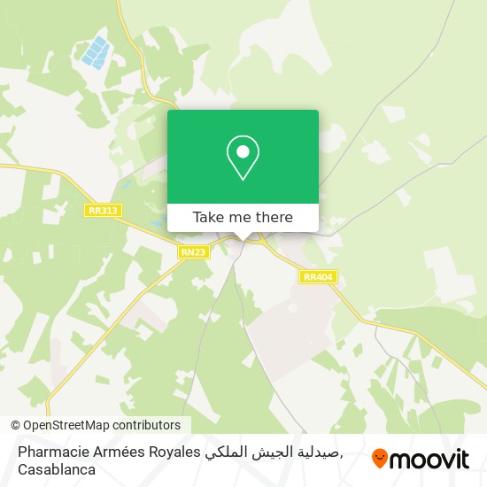 Pharmacie Armées Royales صيدلية الجيش الملكي map