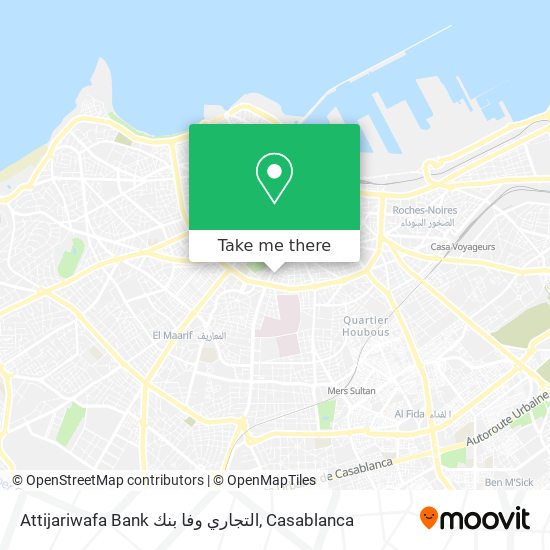 Attijariwafa Bank التجاري وفا بنك map
