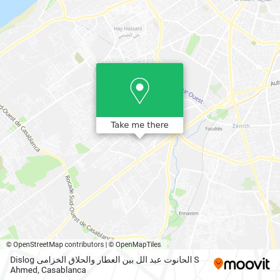 Dislog الحانوت عبد الل بين العطار والحلاق الخزامى S Ahmed map