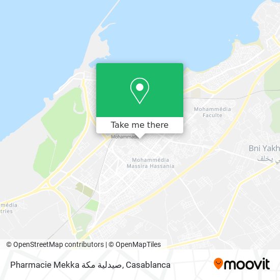 Pharmacie Mekka صيدلية مكة plan