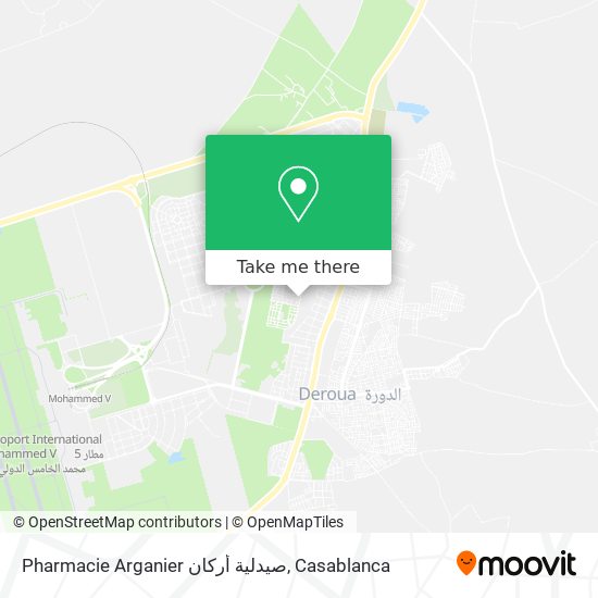 Pharmacie Arganier صيدلية أركان map