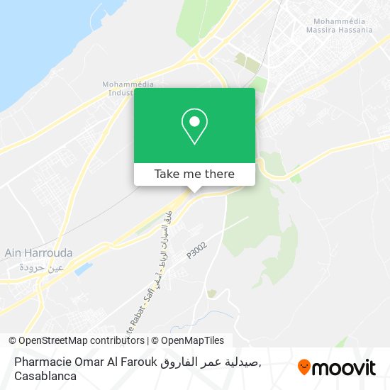 Pharmacie Omar Al Farouk صيدلية عمر الفاروق map