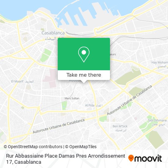 Rur Abbassiaine Place Damas Pres Arrondissement 17 map