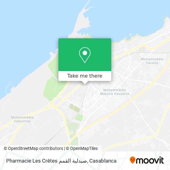 Pharmacie Les Crêtes صيدلية القمم map
