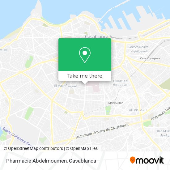 Pharmacie Abdelmoumen map