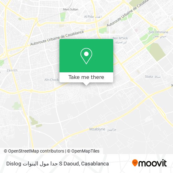 Dislog حدا مول البنوات S Daoud map