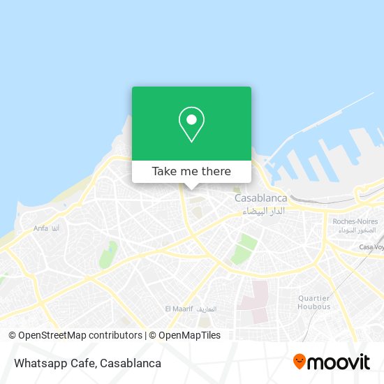 Whatsapp Cafe map