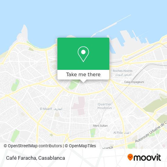 Café Faracha map