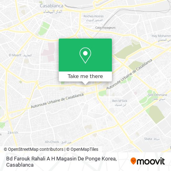 Bd Farouk Rahali A H Magasin De Ponge Korea map