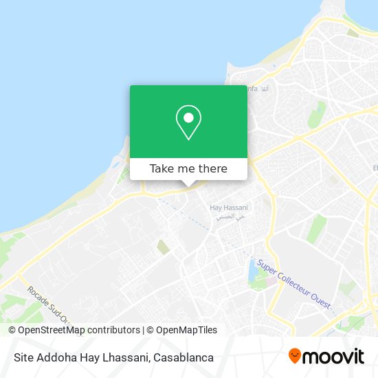 Site Addoha Hay Lhassani map