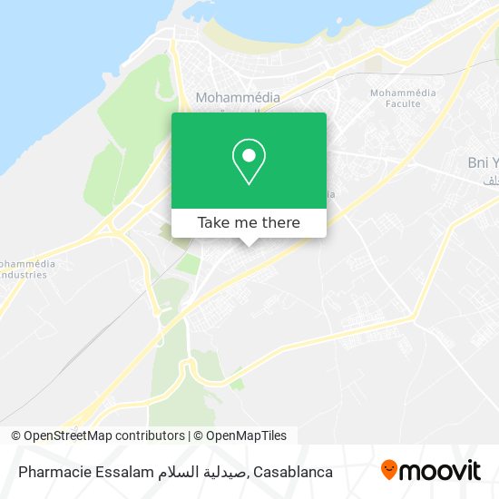 Pharmacie Essalam صيدلية السلام plan