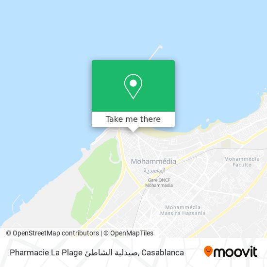 Pharmacie La Plage صيدلية الشاطئ plan