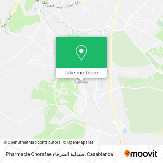 Pharmacie Chorafae صيدلية الشرفاء map