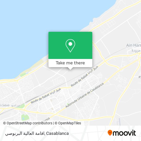 اقامة العالية البرنوصي map