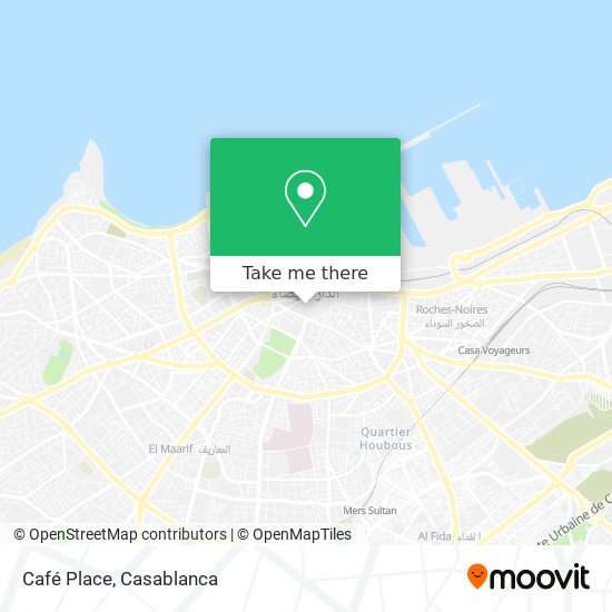 Café Place map