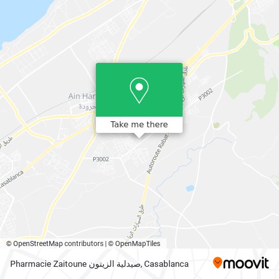 Pharmacie Zaitoune صيدلية الزيتون map