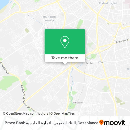 Bmce Bank البنك المغربي للتجارة الخارجية map