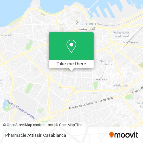 Pharmacie Attissir map