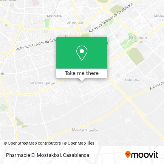 Pharmacie El Mostakbal map