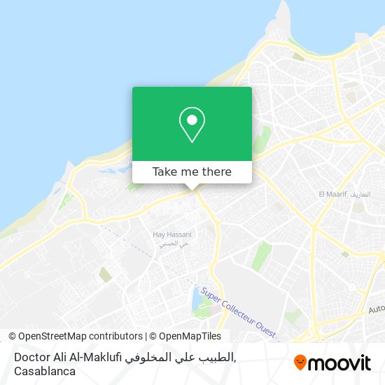 Doctor Ali Al-Maklufi الطبيب علي المخلوفي map