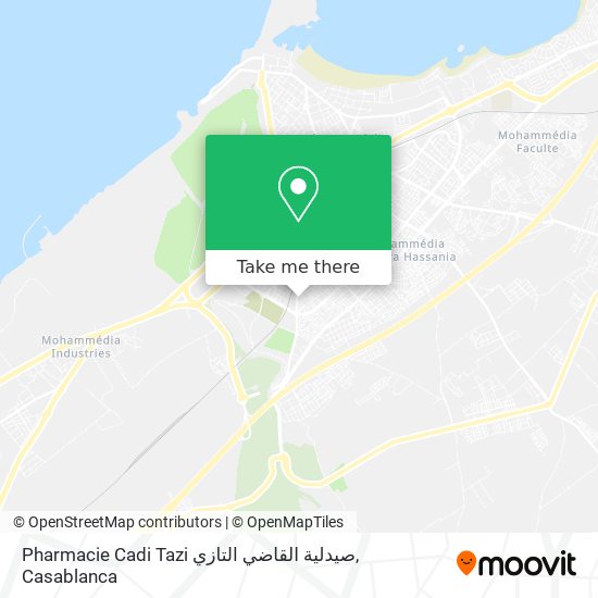 Pharmacie Cadi Tazi صيدلية القاضي التازي plan