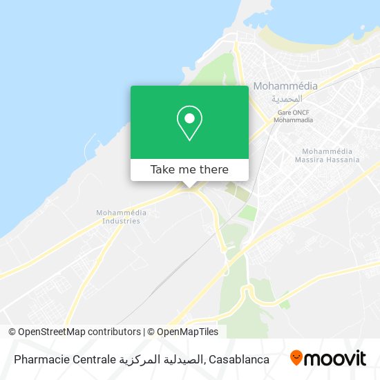 Pharmacie Centrale الصيدلية المركزية map