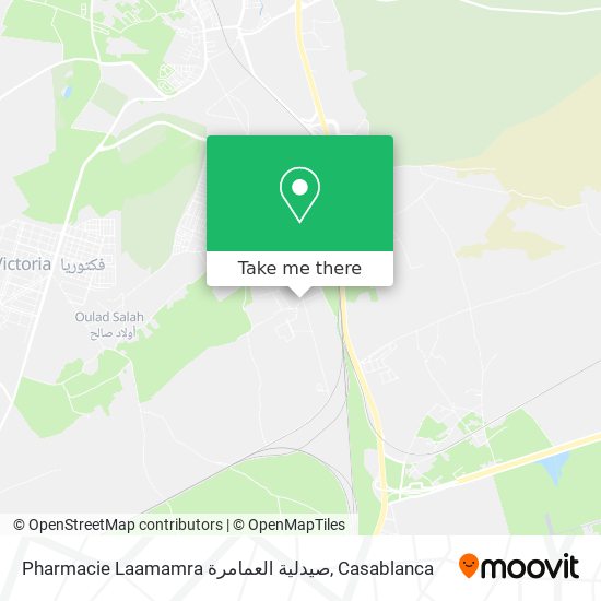 Pharmacie Laamamra صيدلية العمامرة map