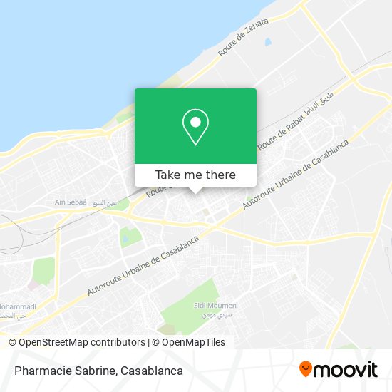 Pharmacie Sabrine map