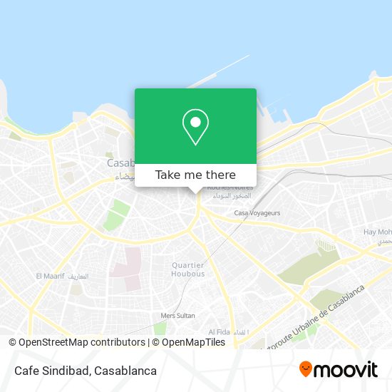 Cafe Sindibad map