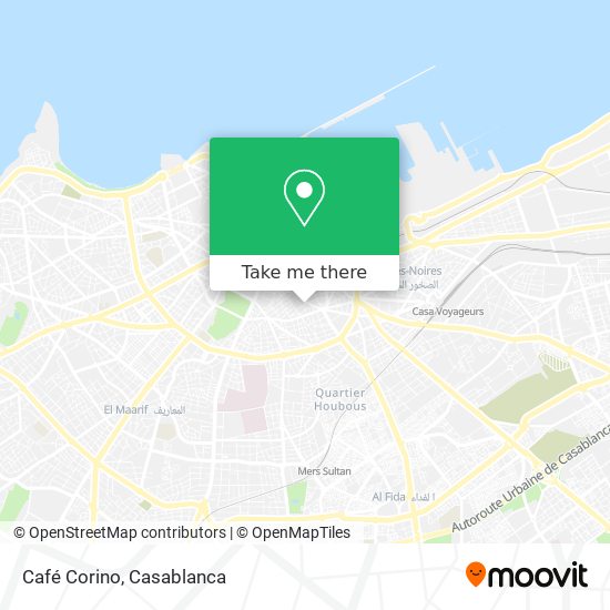 Café Corino map