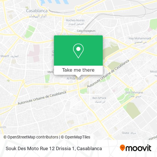Souk Des Moto Rue 12 Drissia 1 map
