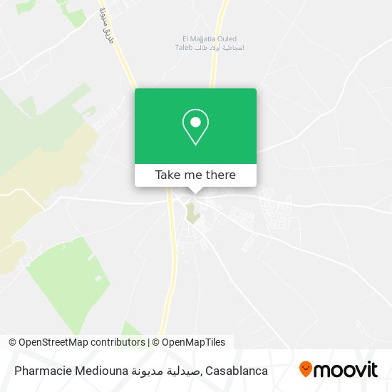 Pharmacie Mediouna صيدلية مديونة map