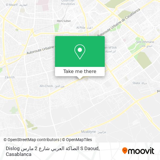 Dislog الصاكة العربي شارع 2 مارس S Daoud map