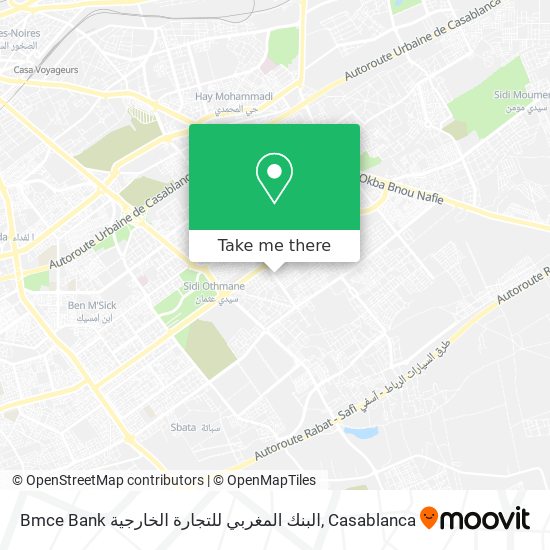 Bmce Bank البنك المغربي للتجارة الخارجية map