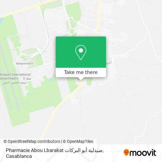 Pharmacie Abou Lbarakat صيدلية أبو البركات plan