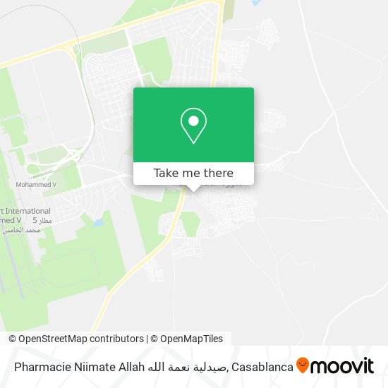 Pharmacie Niimate Allah صيدلية نعمة الله plan